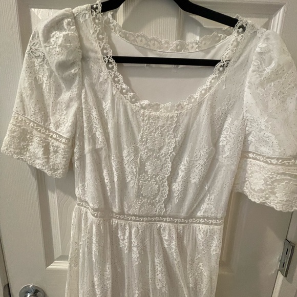 JessaKae Small sample dress. White lace - Picture 2 of 6